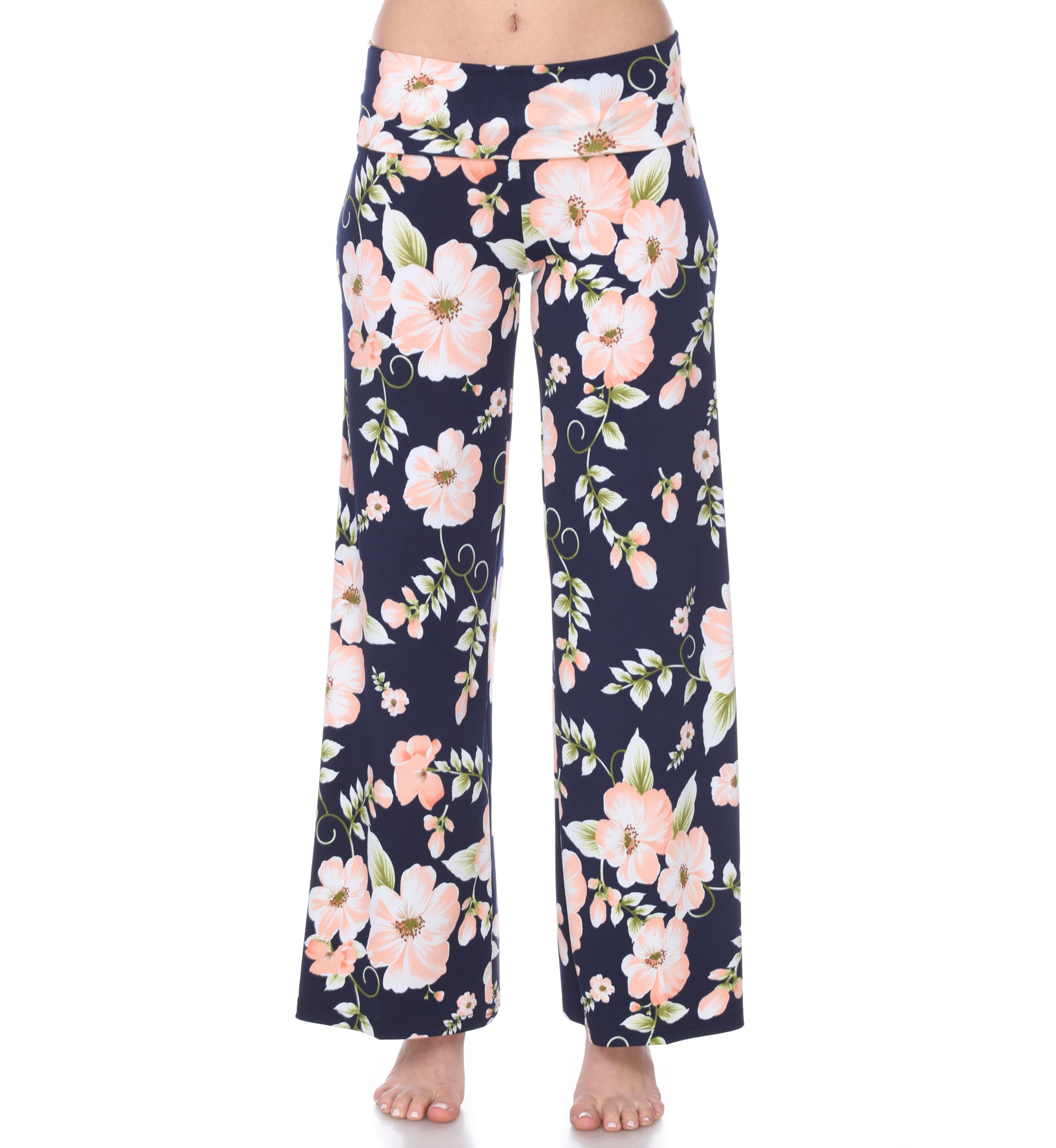Flower Floral Print Palazzo Pants