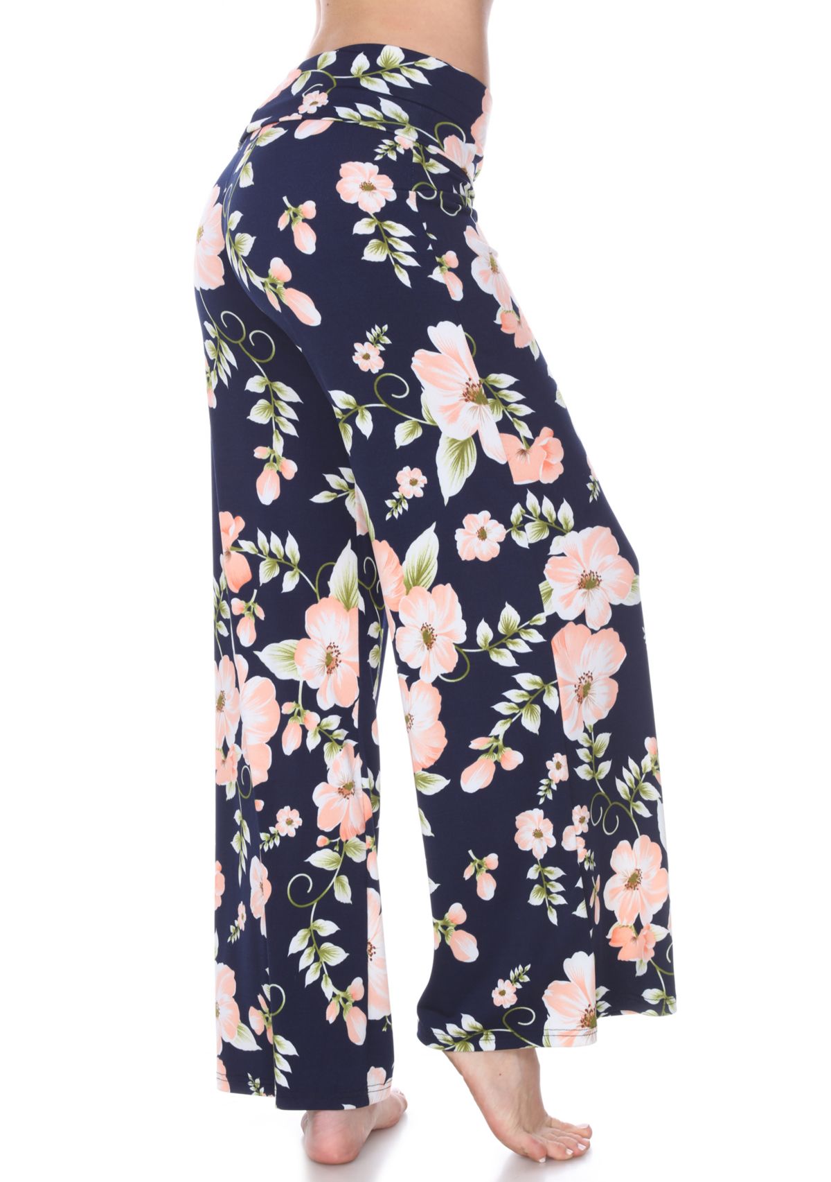 Flower Floral Print Palazzo Pants