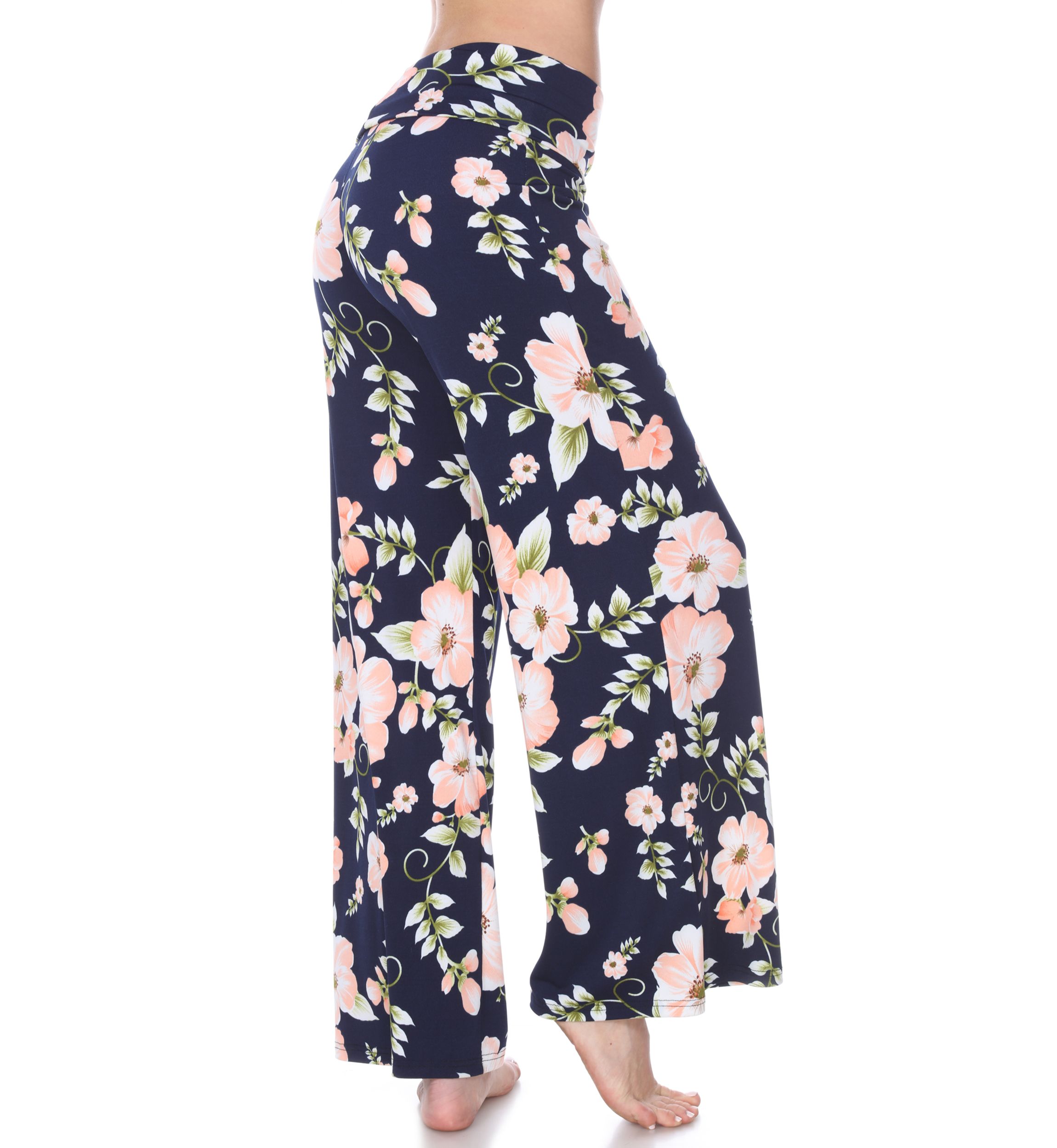 Flower Floral Print Palazzo Pants