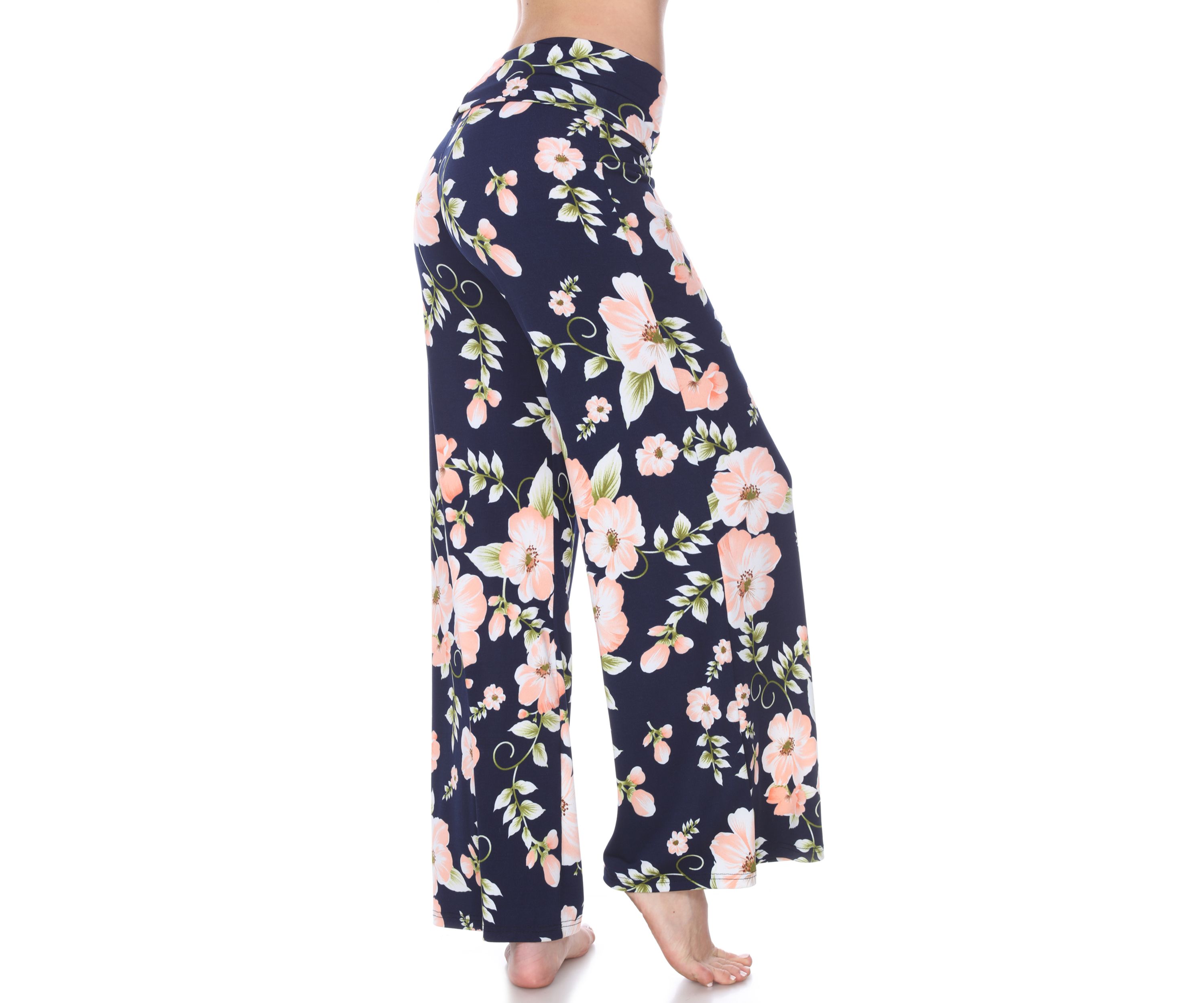Flower Floral Print Palazzo Pants