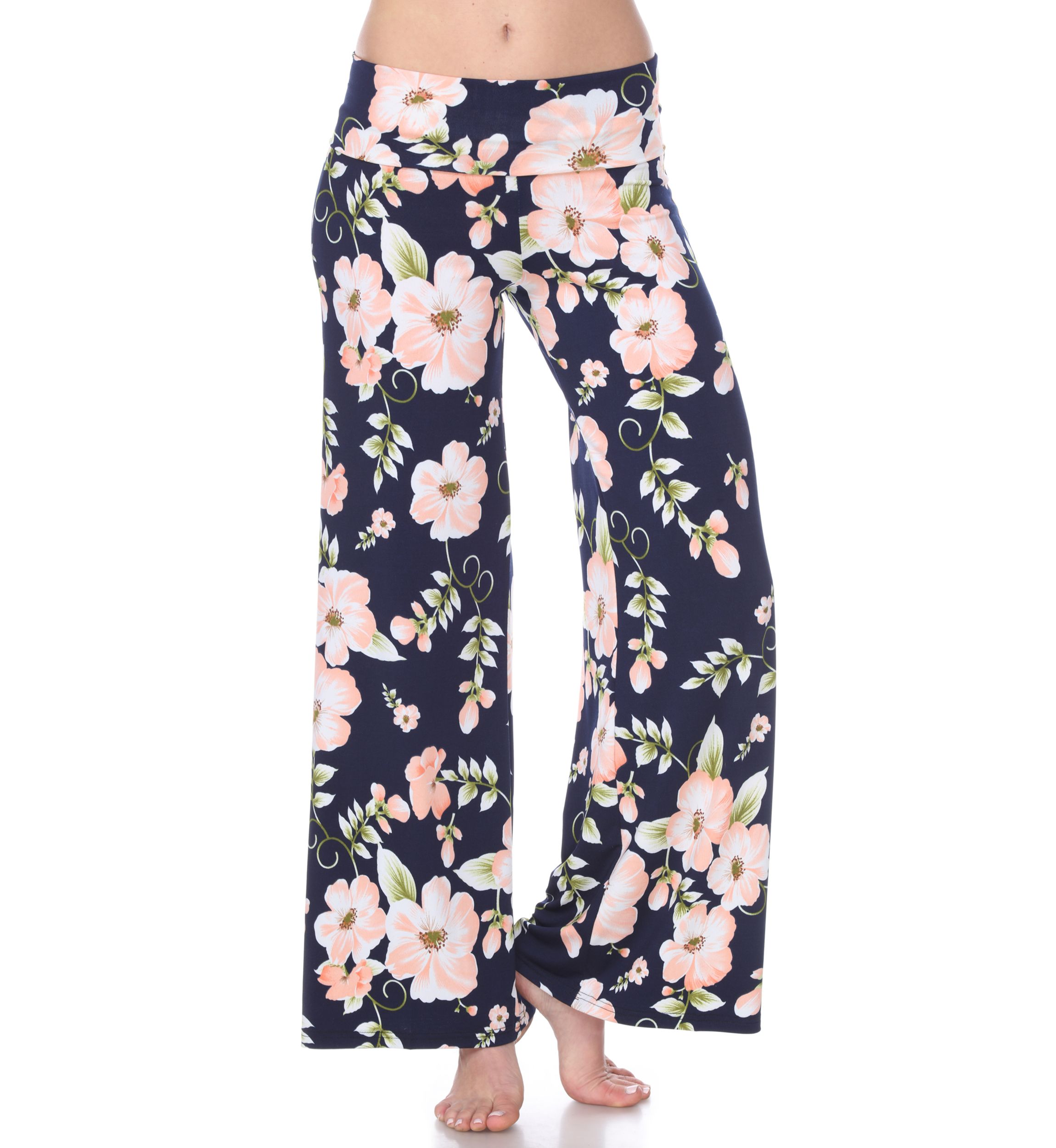 Flower Floral Print Palazzo Pants