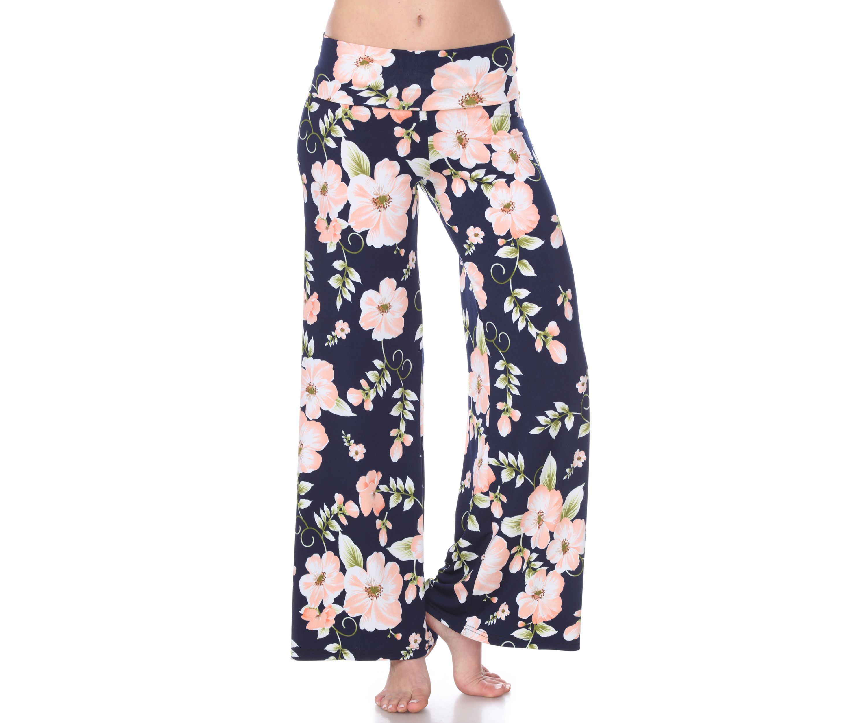 Flower Floral Print Palazzo Pants