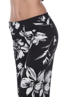 Flower Floral Print Palazzo Pants