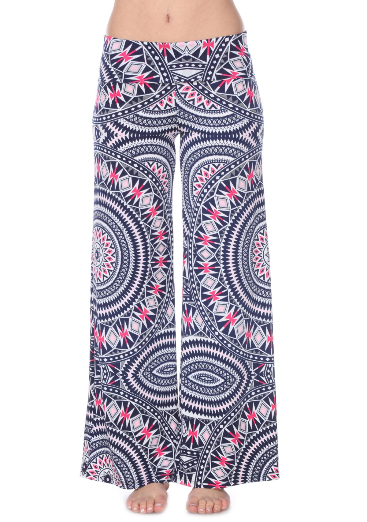 Geometric Print Palazzo Pants
