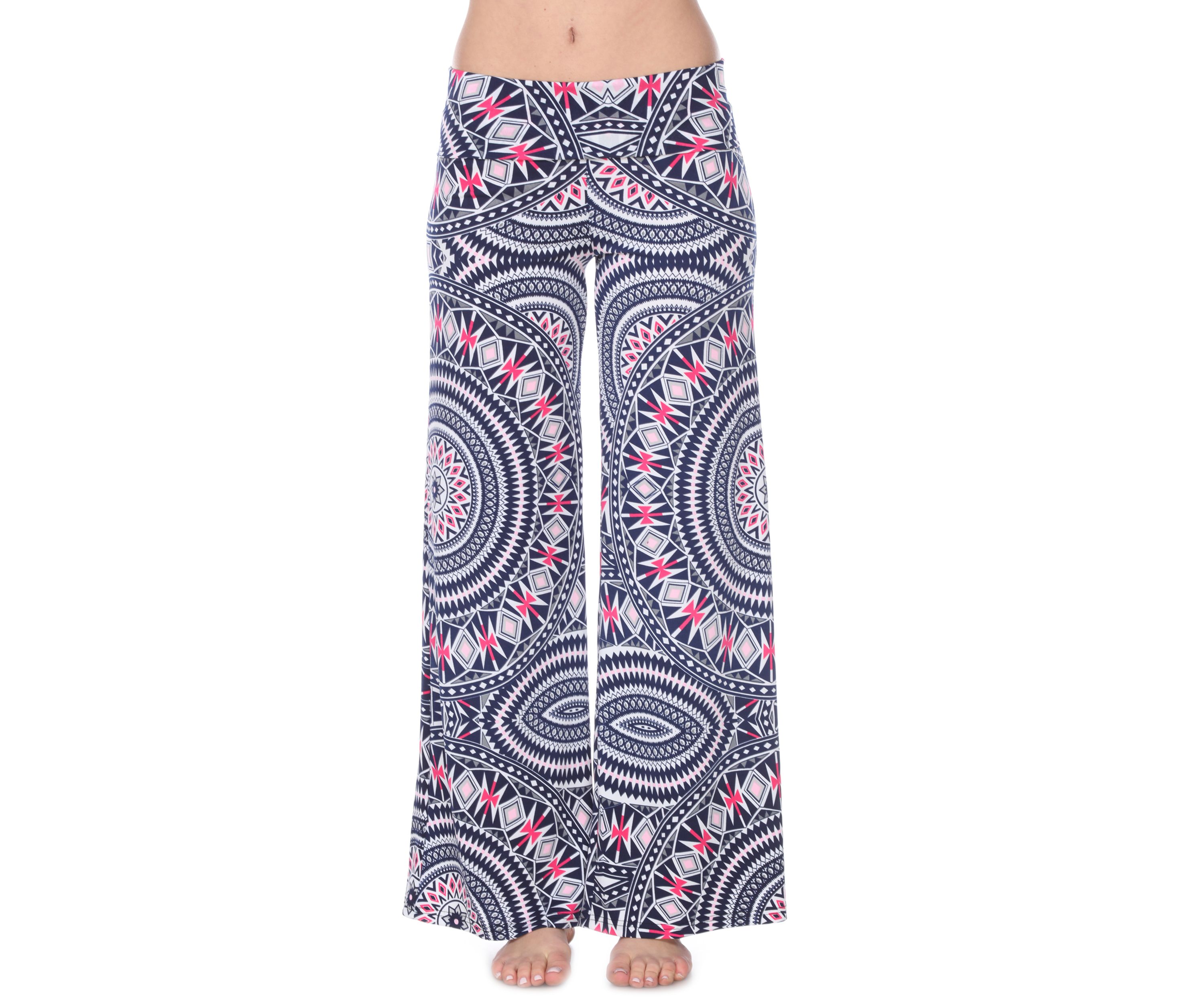 Geometric Print Palazzo Pants