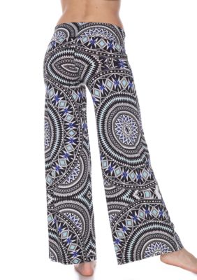 Geometric Print Palazzo Pants