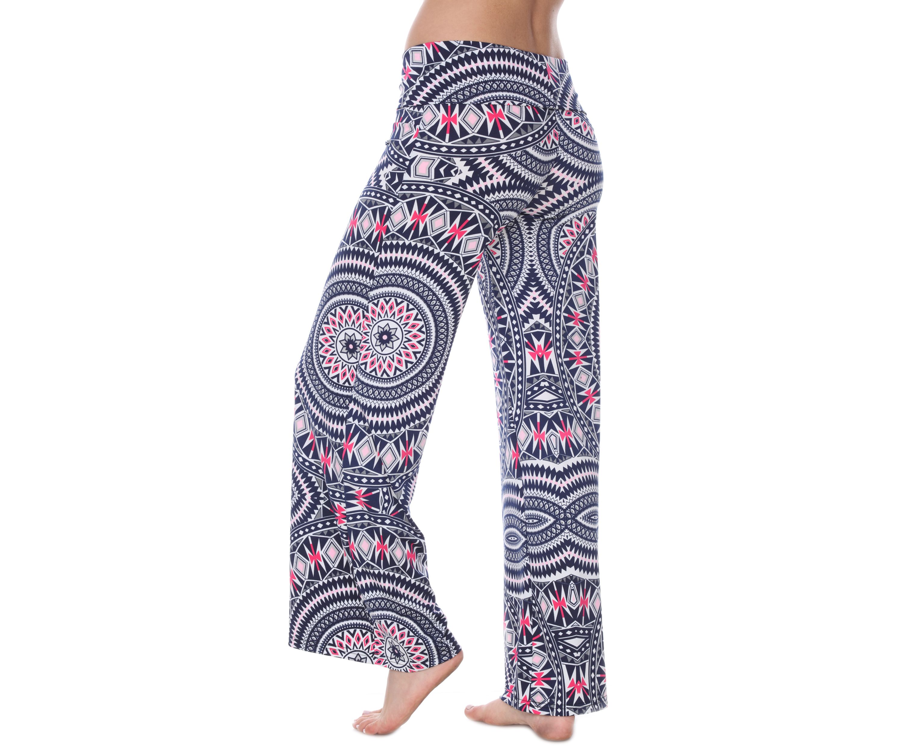 Geometric Print Palazzo Pants