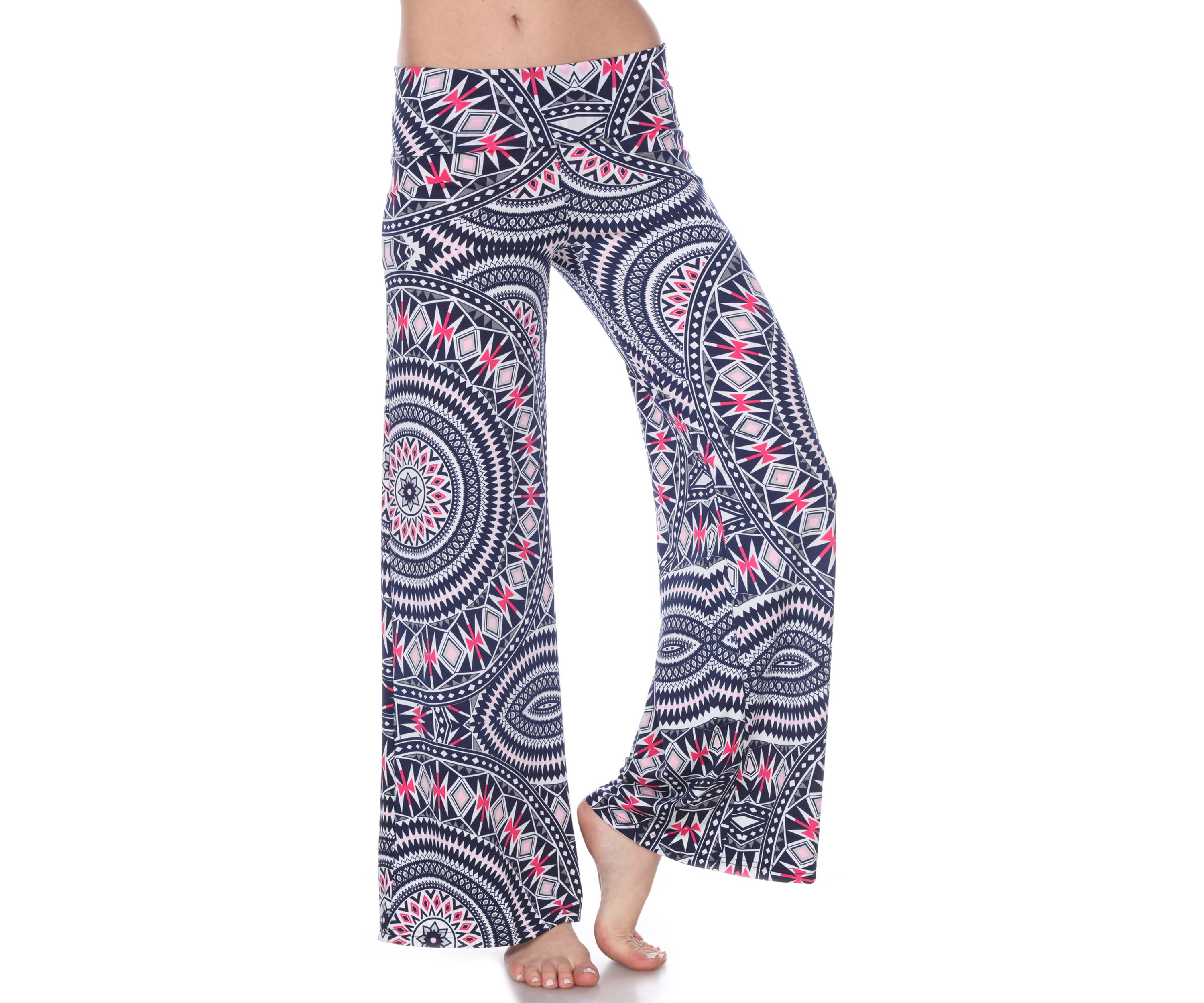Geometric Print Palazzo Pants