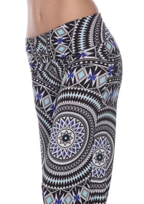 Geometric Print Palazzo Pants