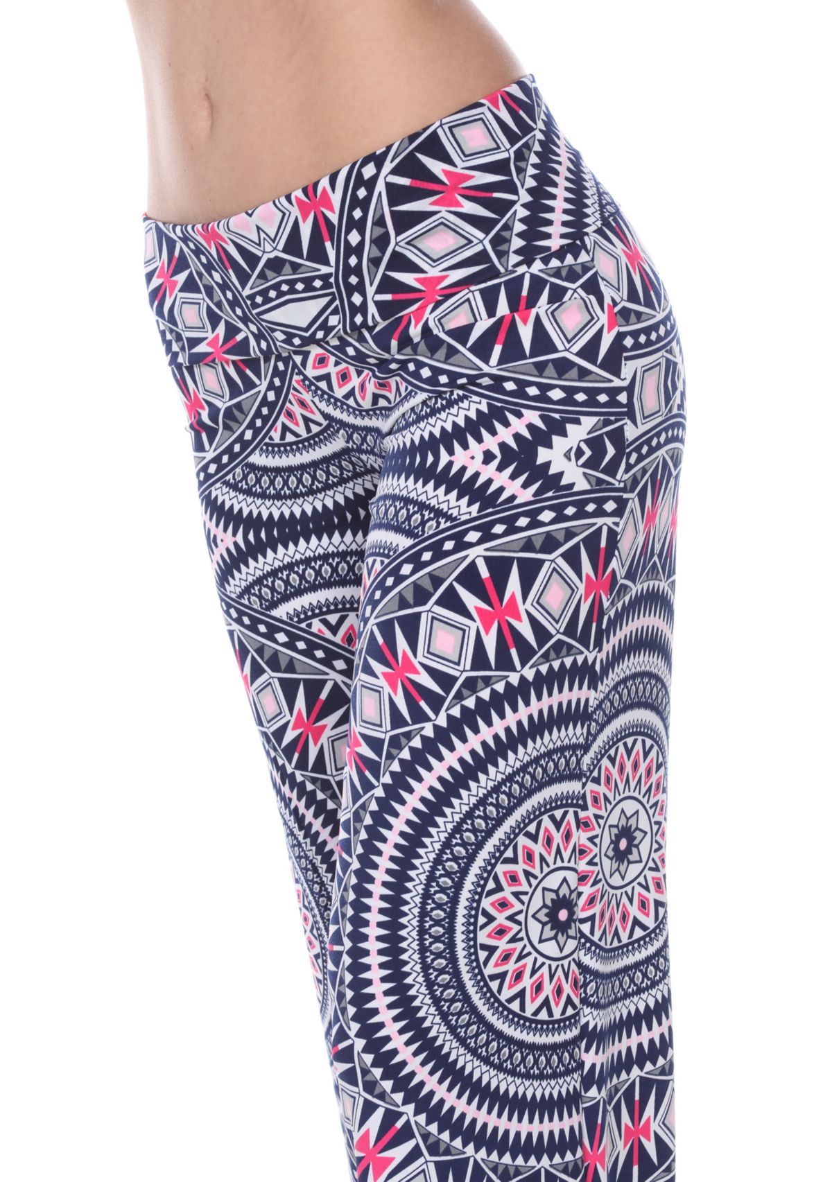 Geometric Print Palazzo Pants