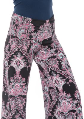 Women's Paisley Print Palazzo Pants