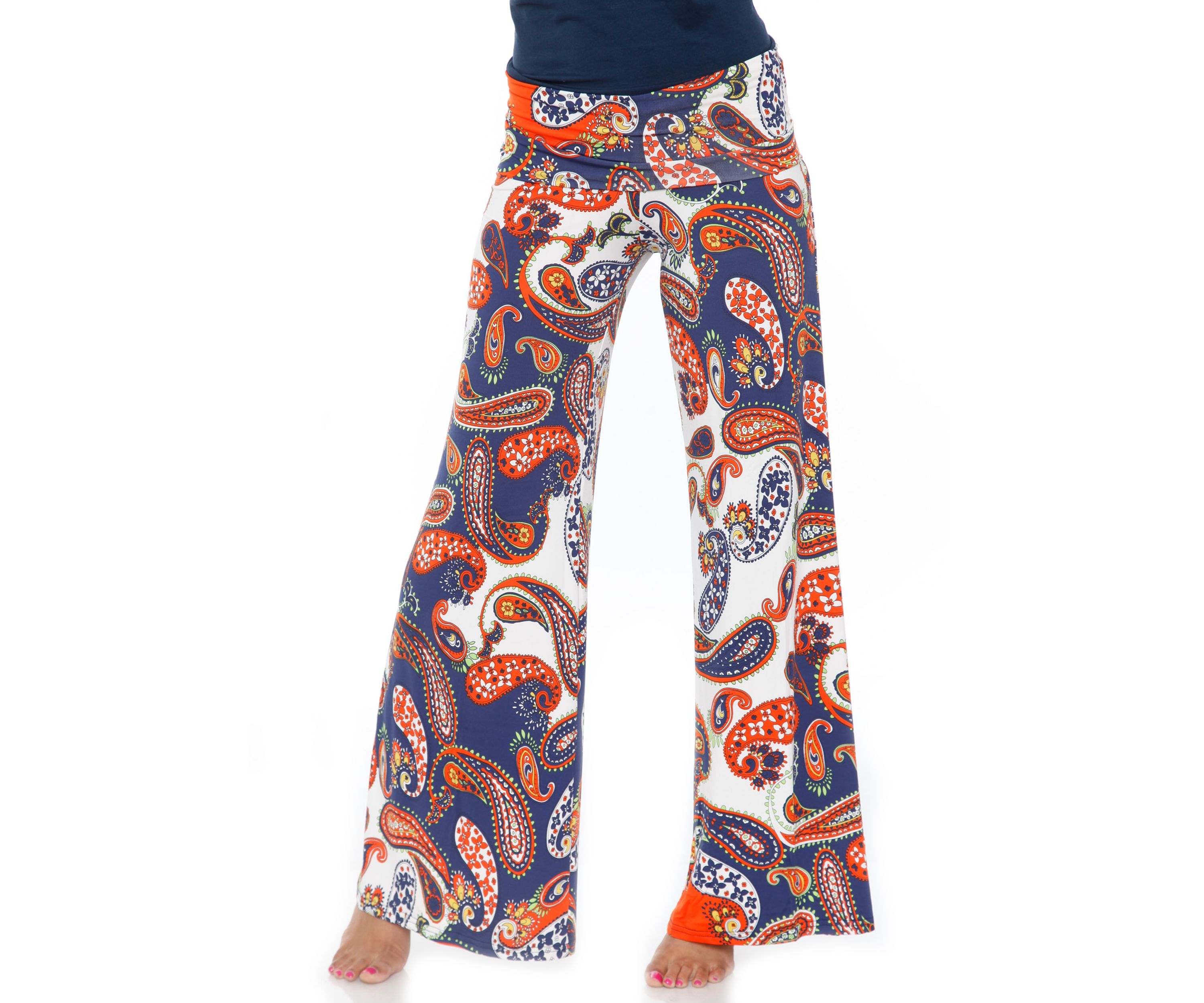Womens Printed Palazzo Pants