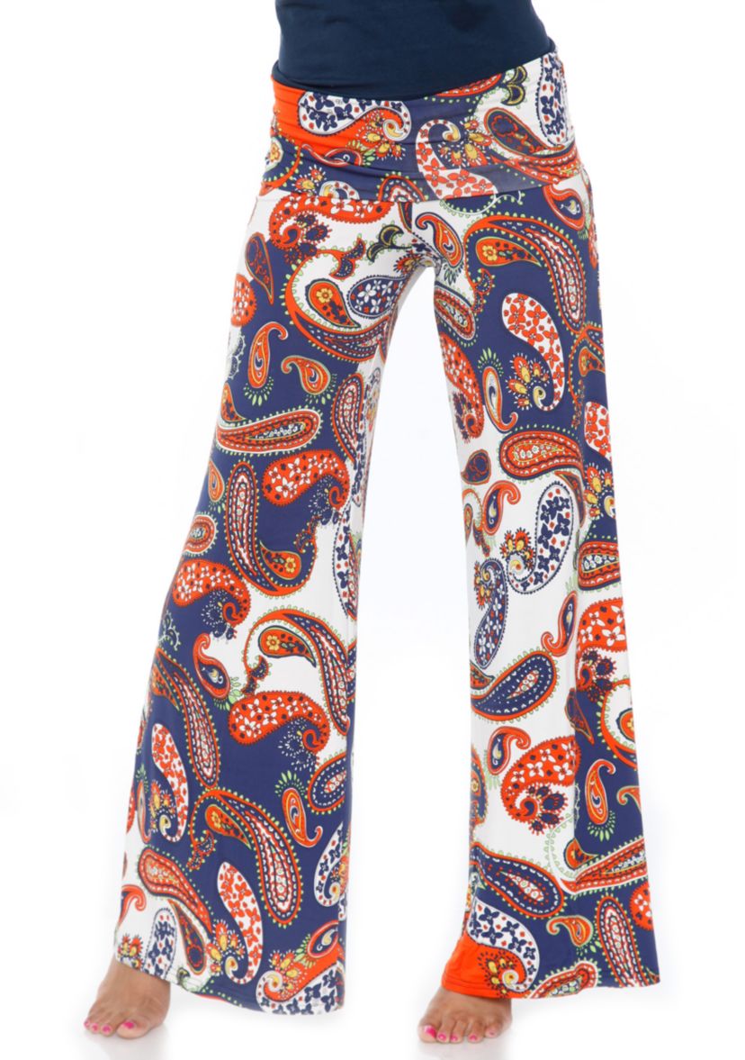 Womens Printed Palazzo Pants