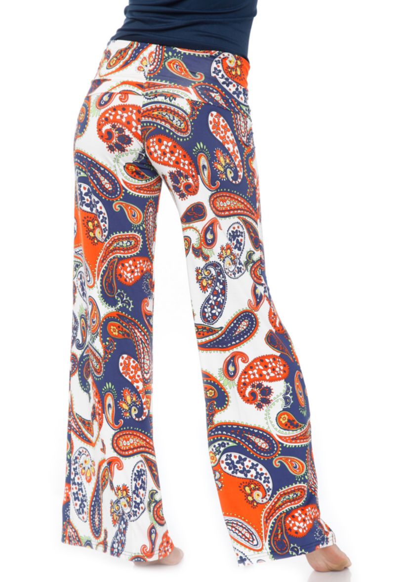 Womens Printed Palazzo Pants