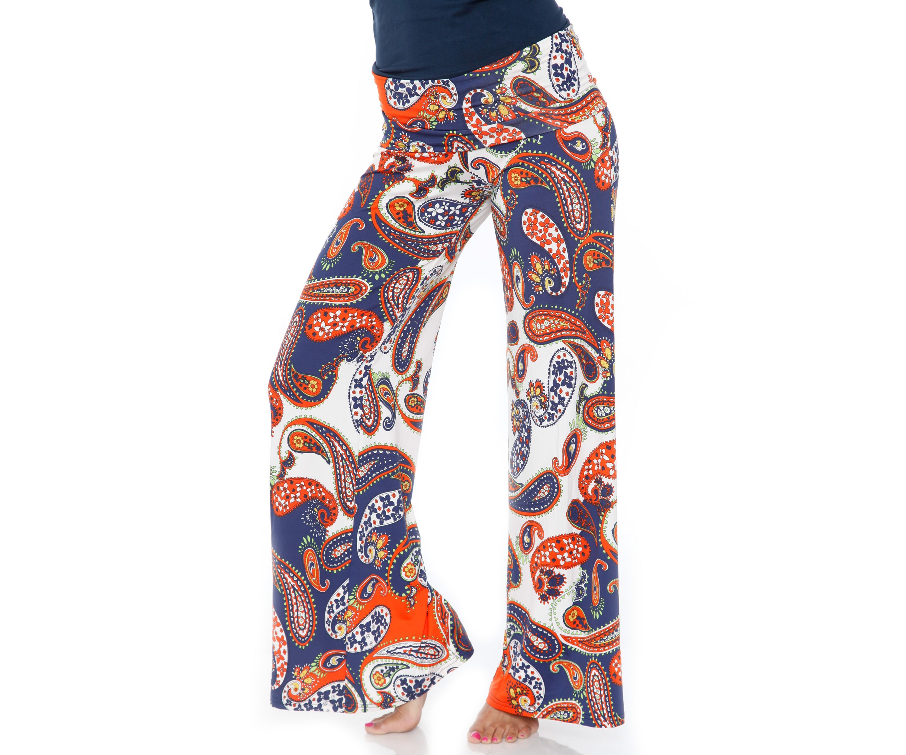 Womens Printed Palazzo Pants