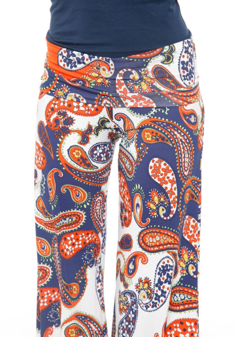 Womens Printed Palazzo Pants