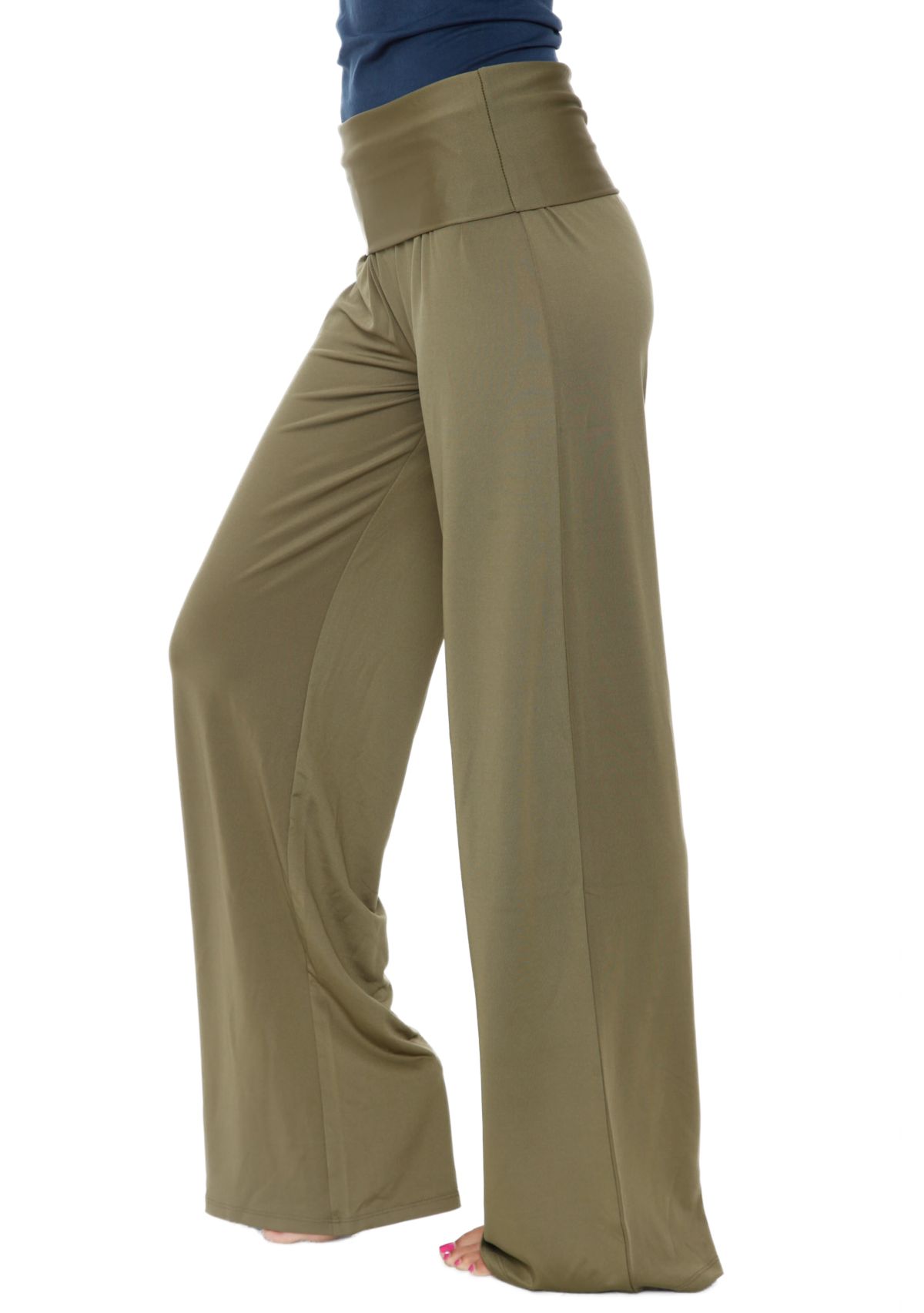 Solid Palazzo Pants