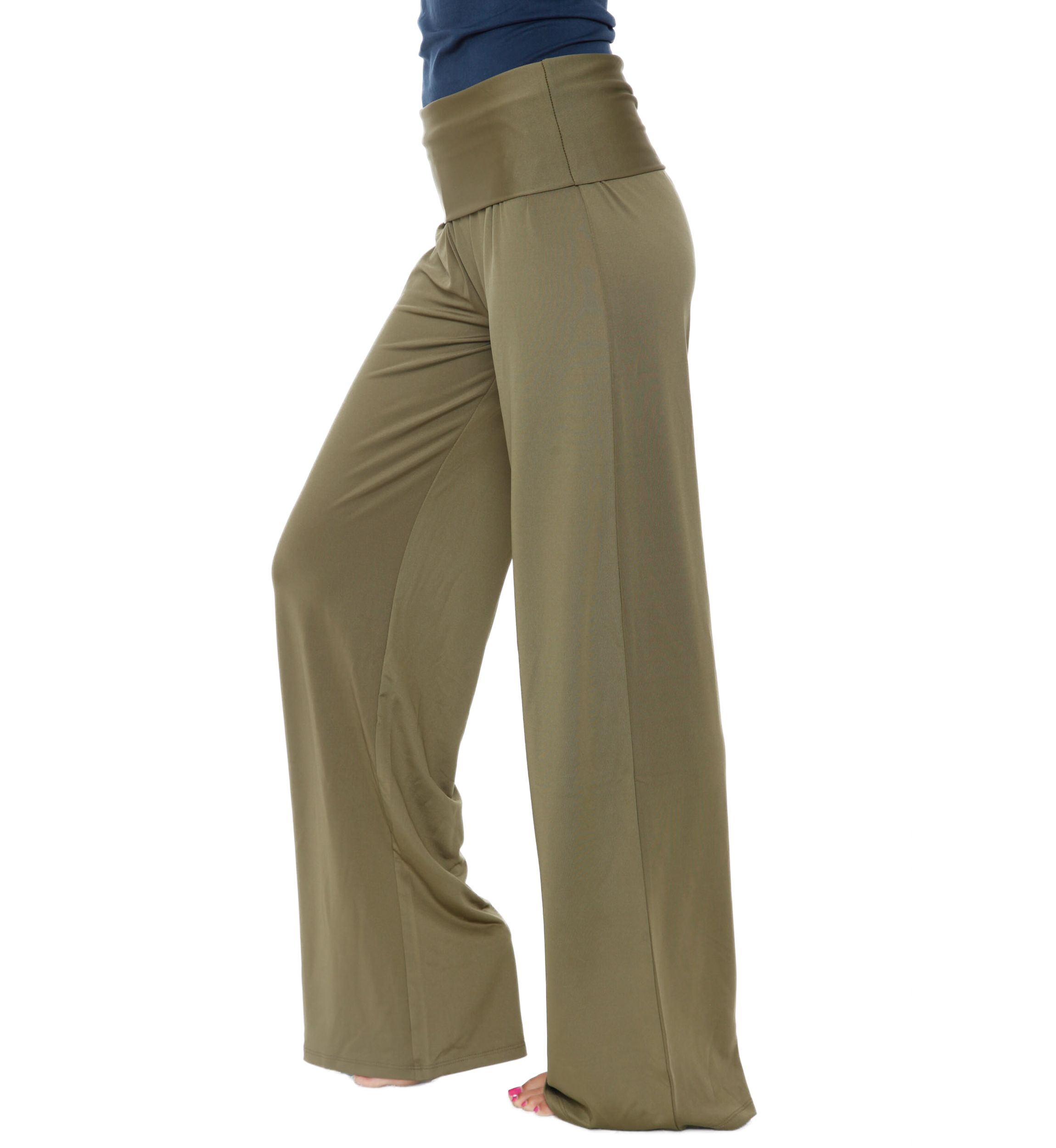 Solid Palazzo Pants