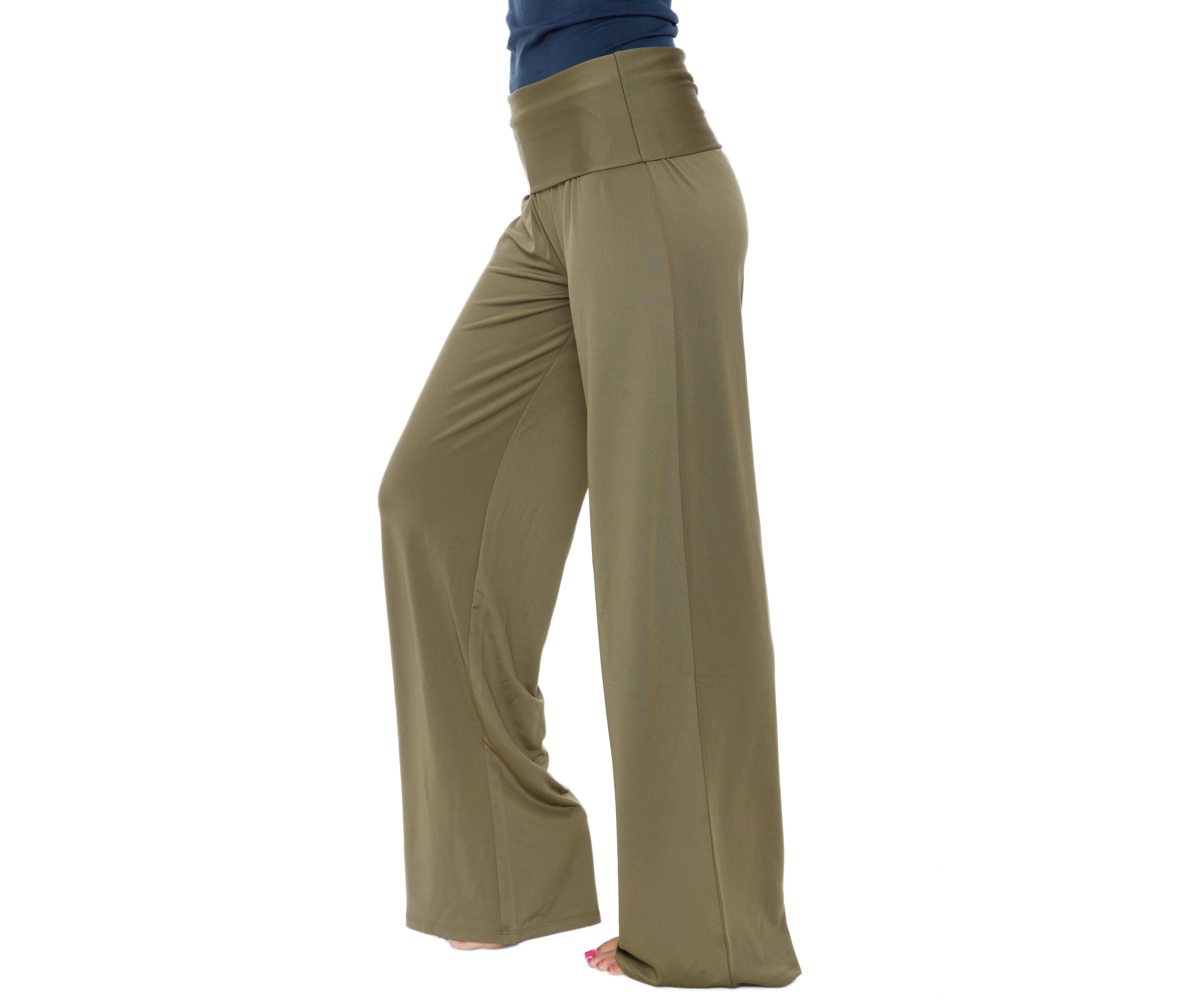 Solid Palazzo Pants