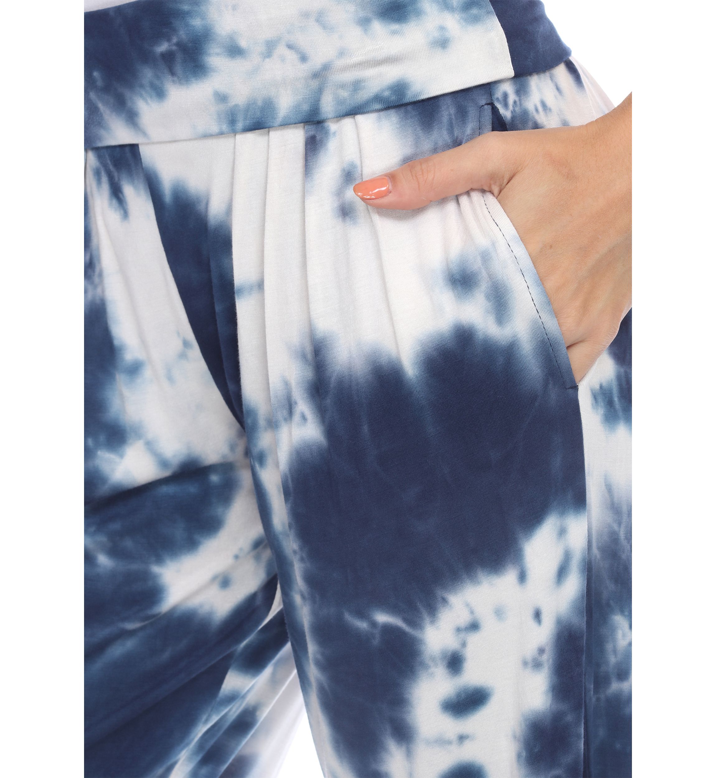 Womens Tie Dye Harem Pants 