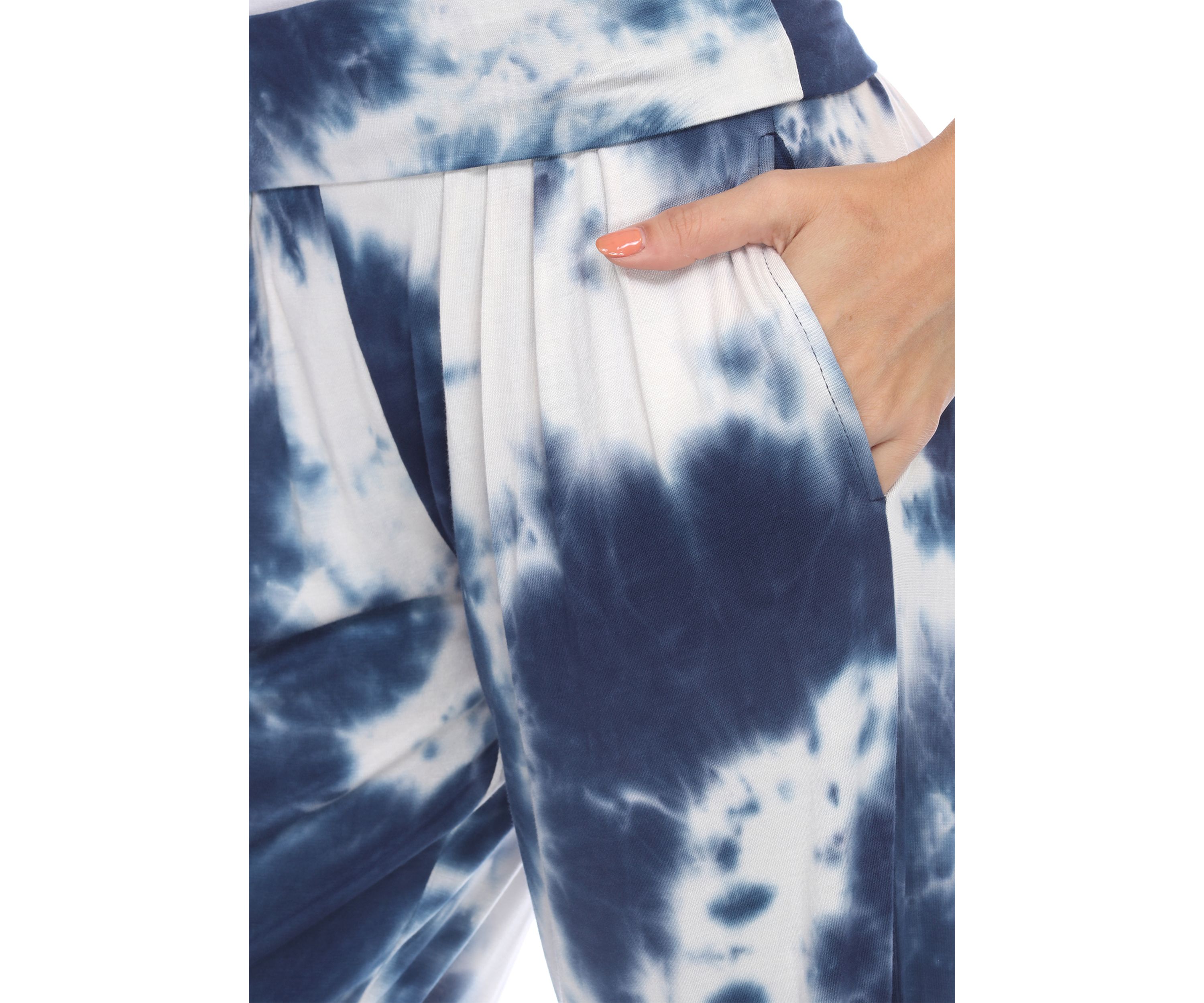 Womens Tie Dye Harem Pants 