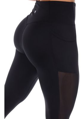 High-Waist Mesh Fitness Leggings