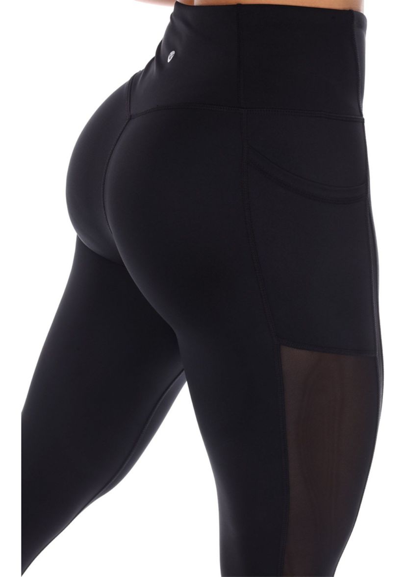 High-Waist Mesh Fitness Leggings