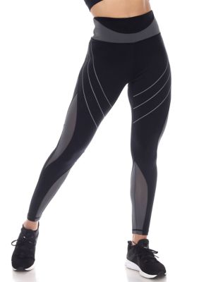 High-Waist Mesh Fitness Leggings