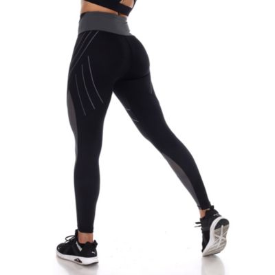 High-Waist Mesh Fitness Leggings