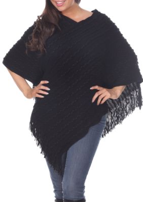 Melisandre Fringe Poncho Sweater