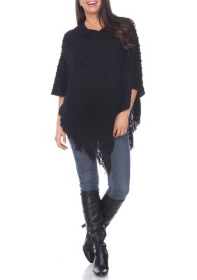 Melisandre Fringe Poncho Sweater