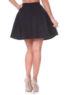 Plain Heidi Flare Skirt