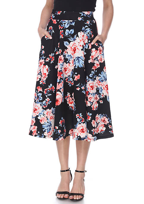 Floral Midi Skirt | belk