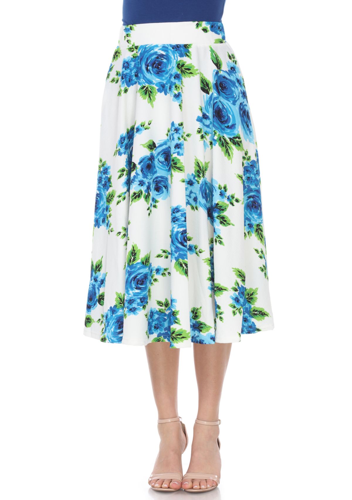 Floral Midi Skirt