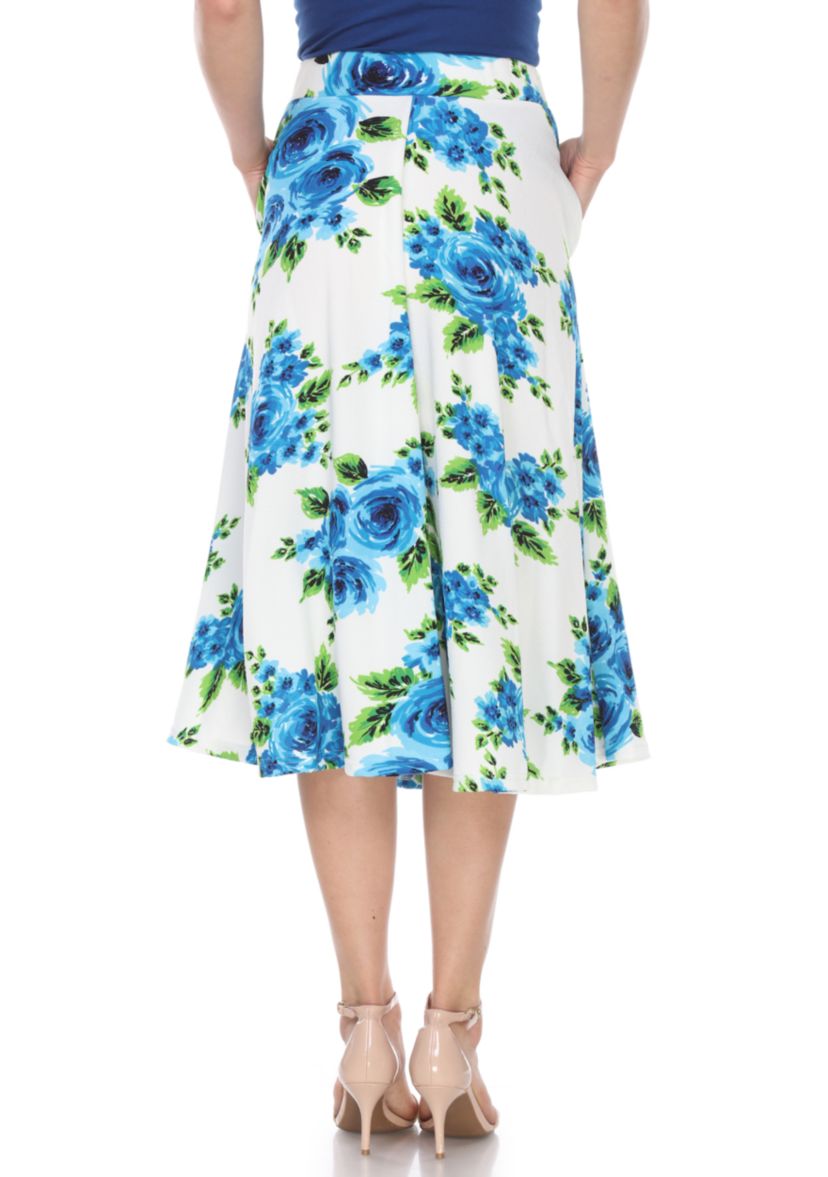 Floral Midi Skirt