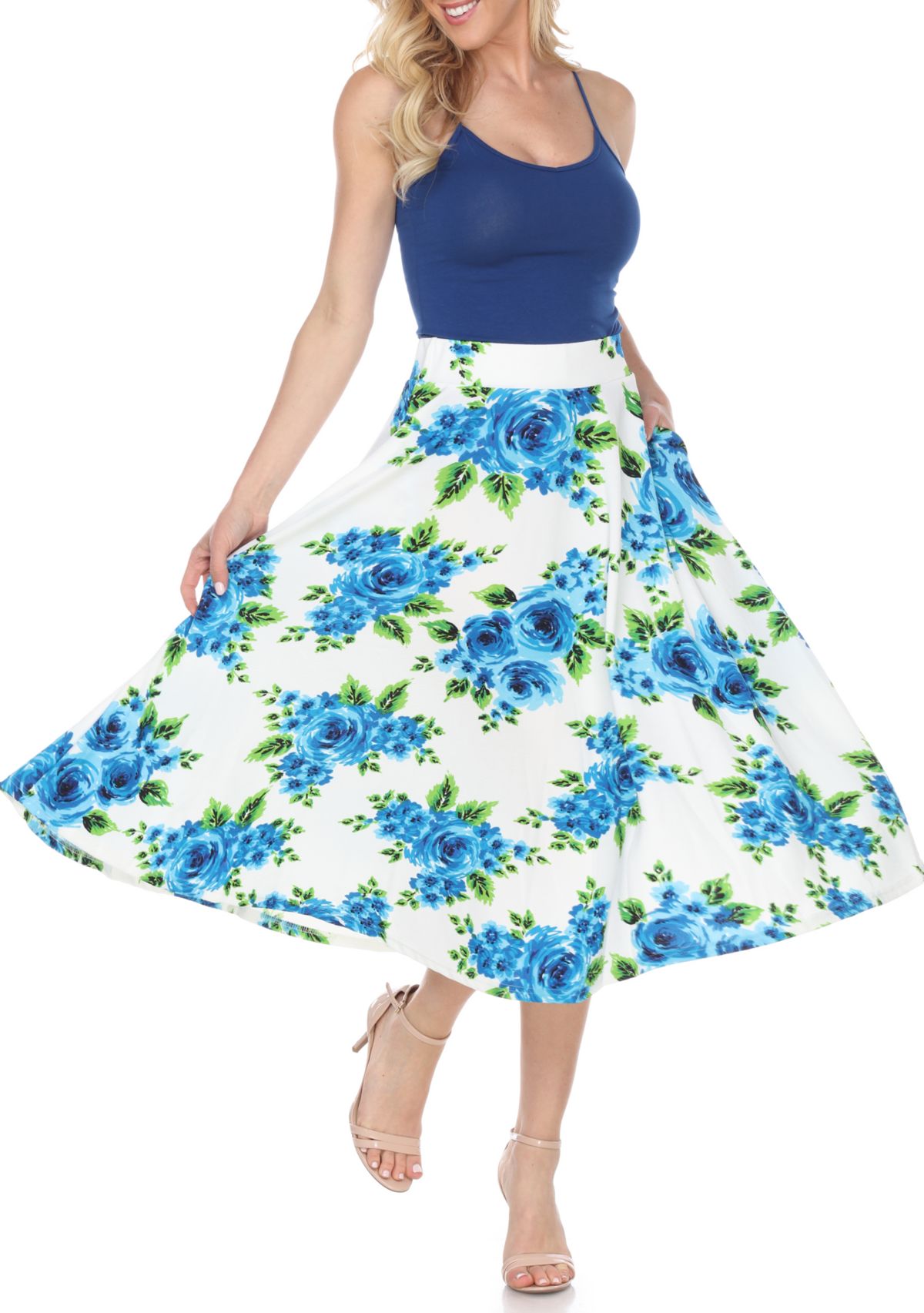 Floral Midi Skirt