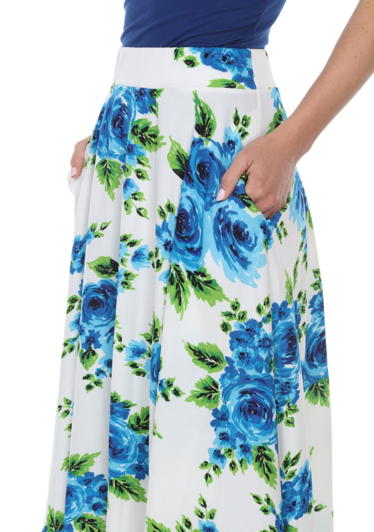 Floral Midi Skirt