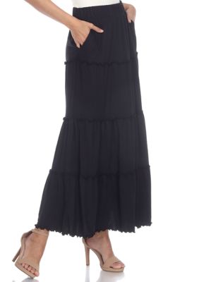 Tiered Maxi Skirt