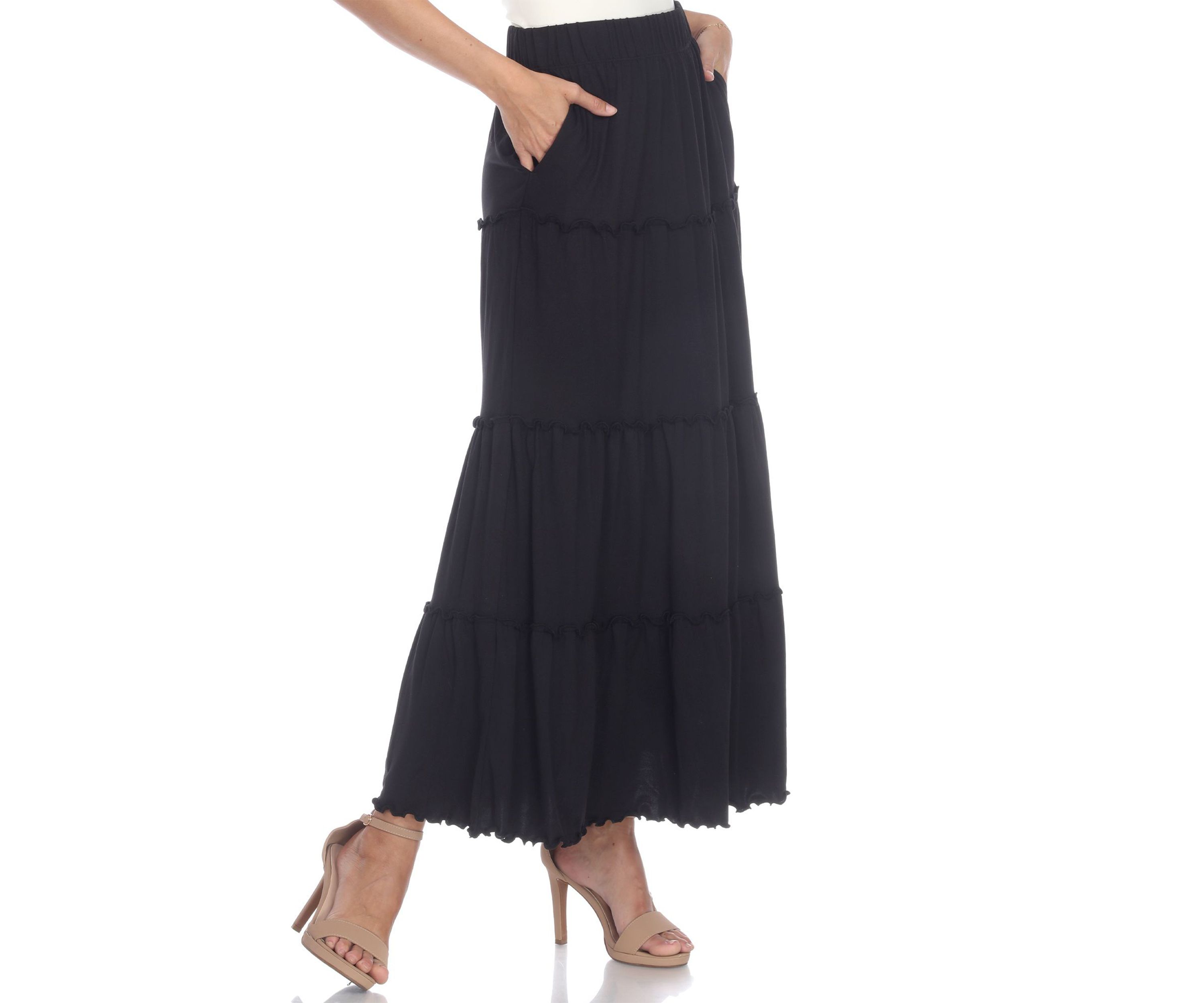 Tiered Maxi Skirt