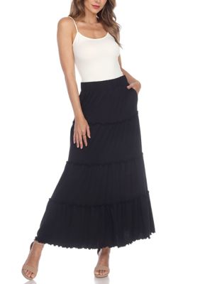 Tiered Maxi Skirt