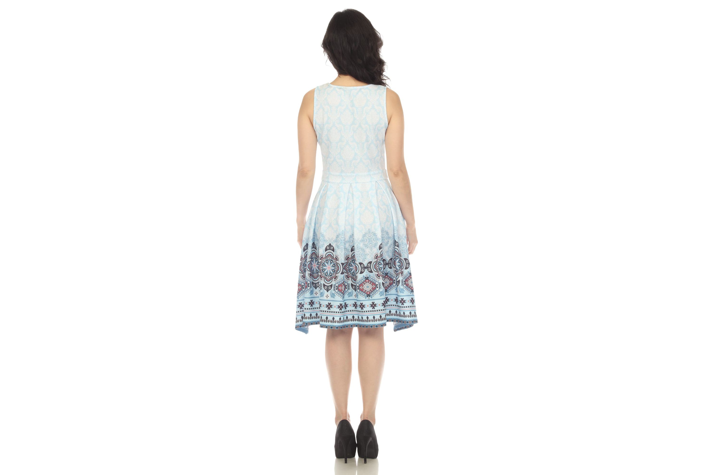 Fit and Flare Knee Length Dress