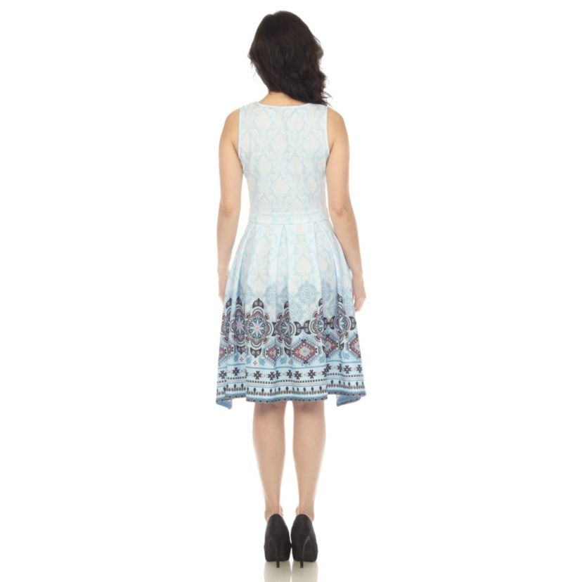 Fit and Flare Knee Length Dress