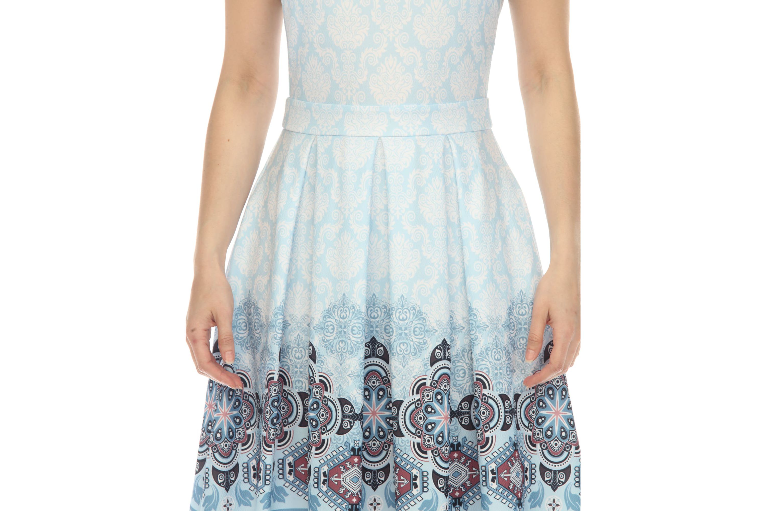 Fit and Flare Knee Length Dress