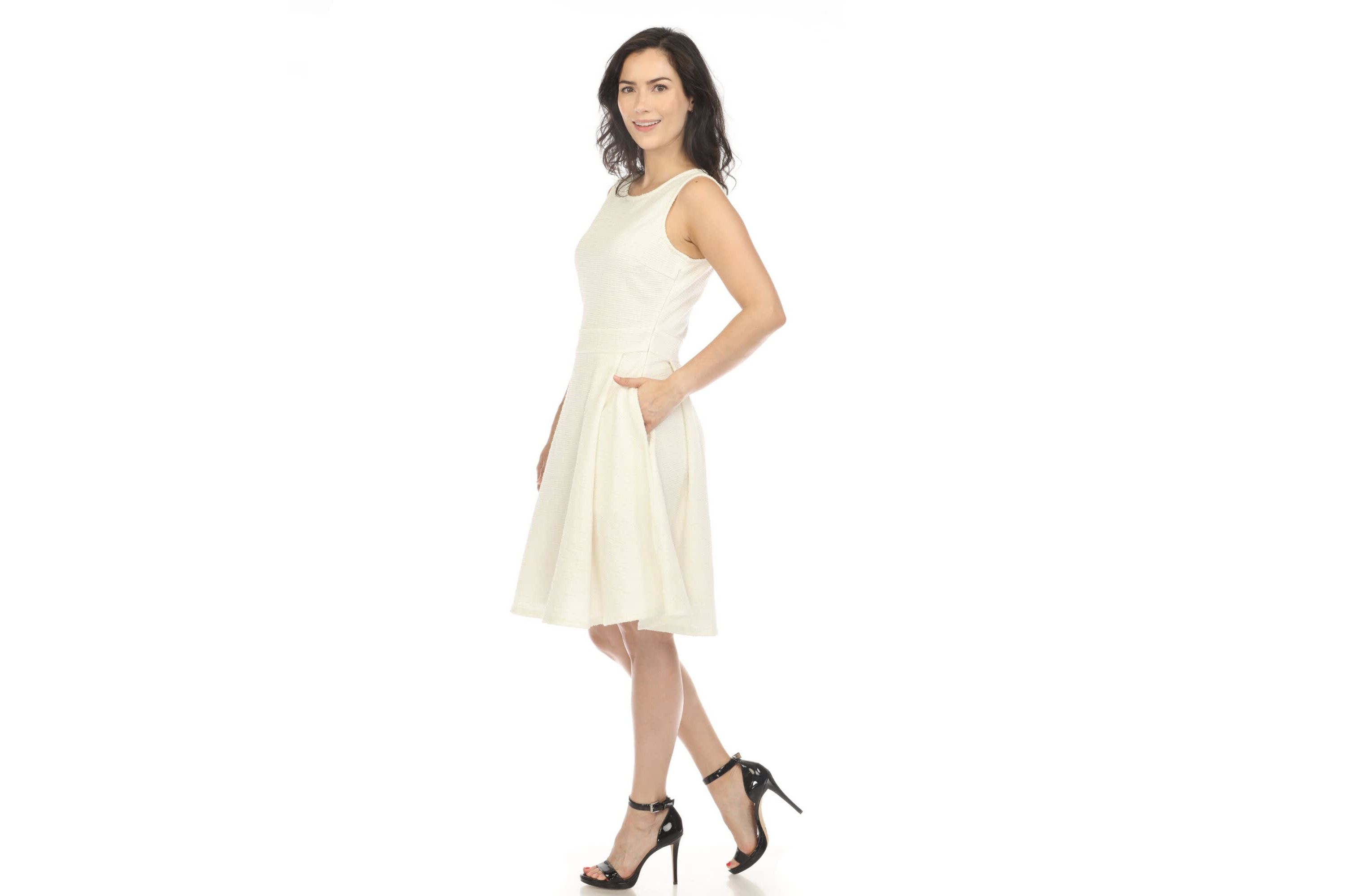 Tweed Fit & Flare Dress
