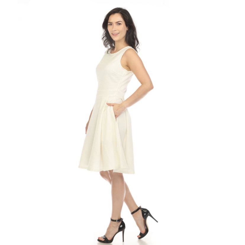 Tweed Fit & Flare Dress