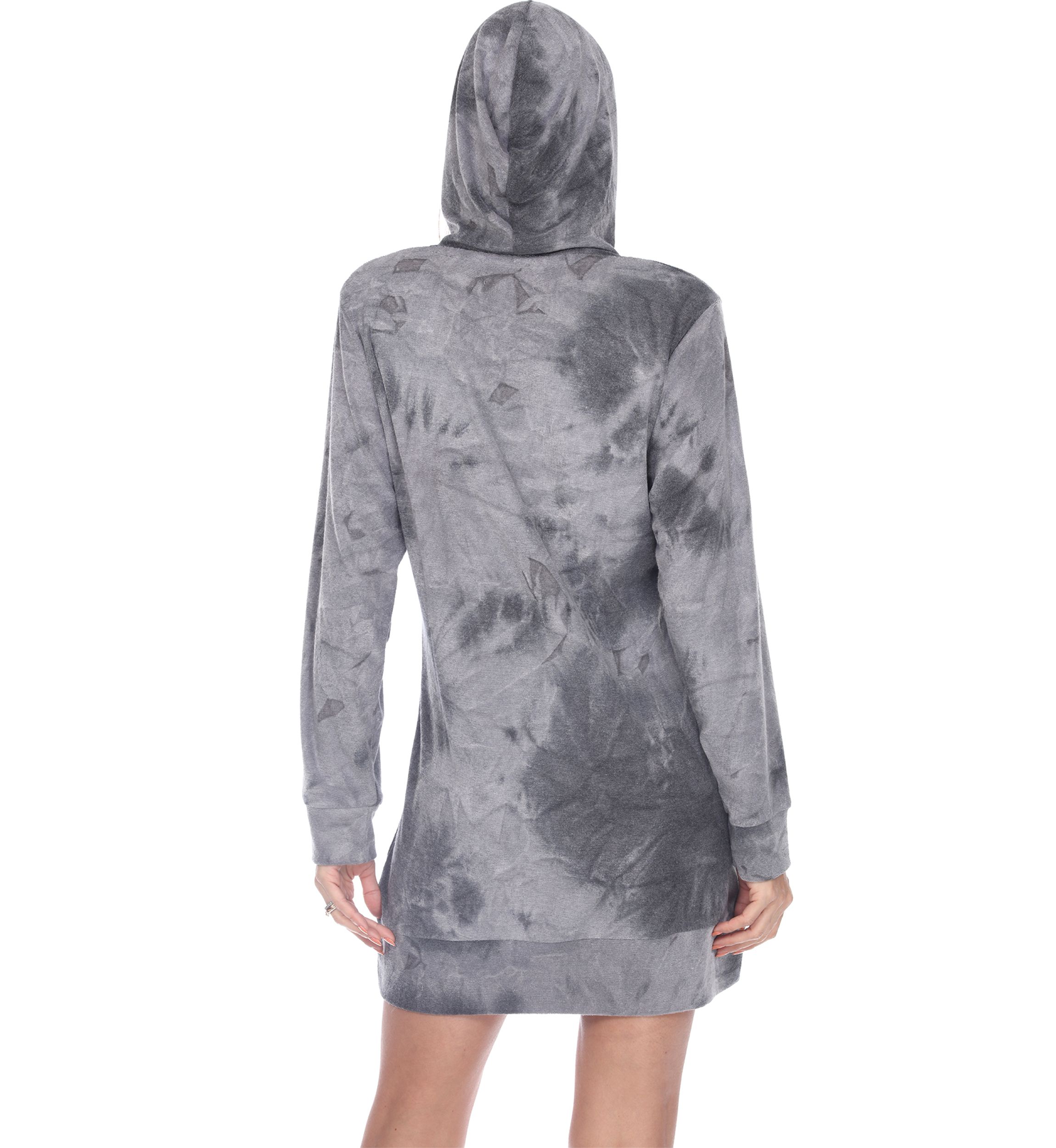 Womens Tie Dye Sweatshirt Dress 