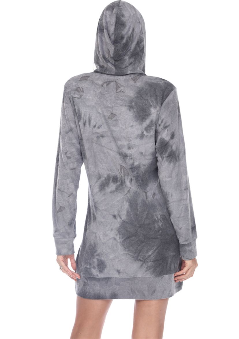 Womens Tie Dye Sweatshirt Dress 