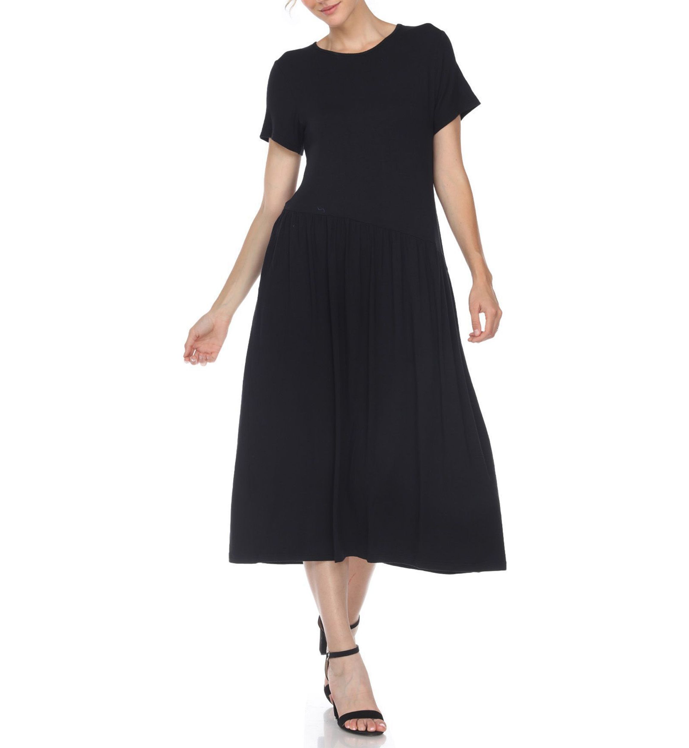 Short Sleeve Maxi Dress