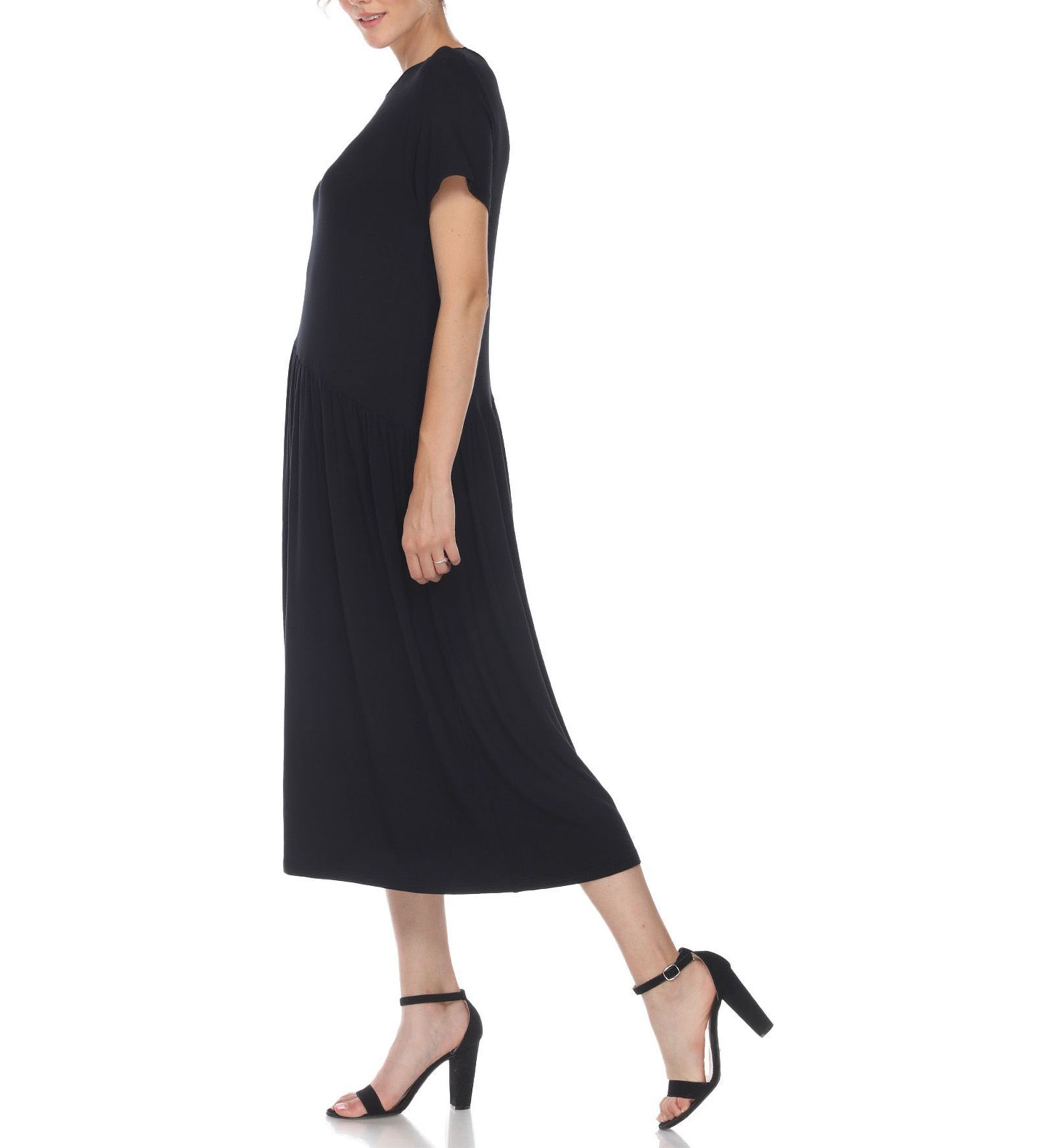 Short Sleeve Maxi Dress