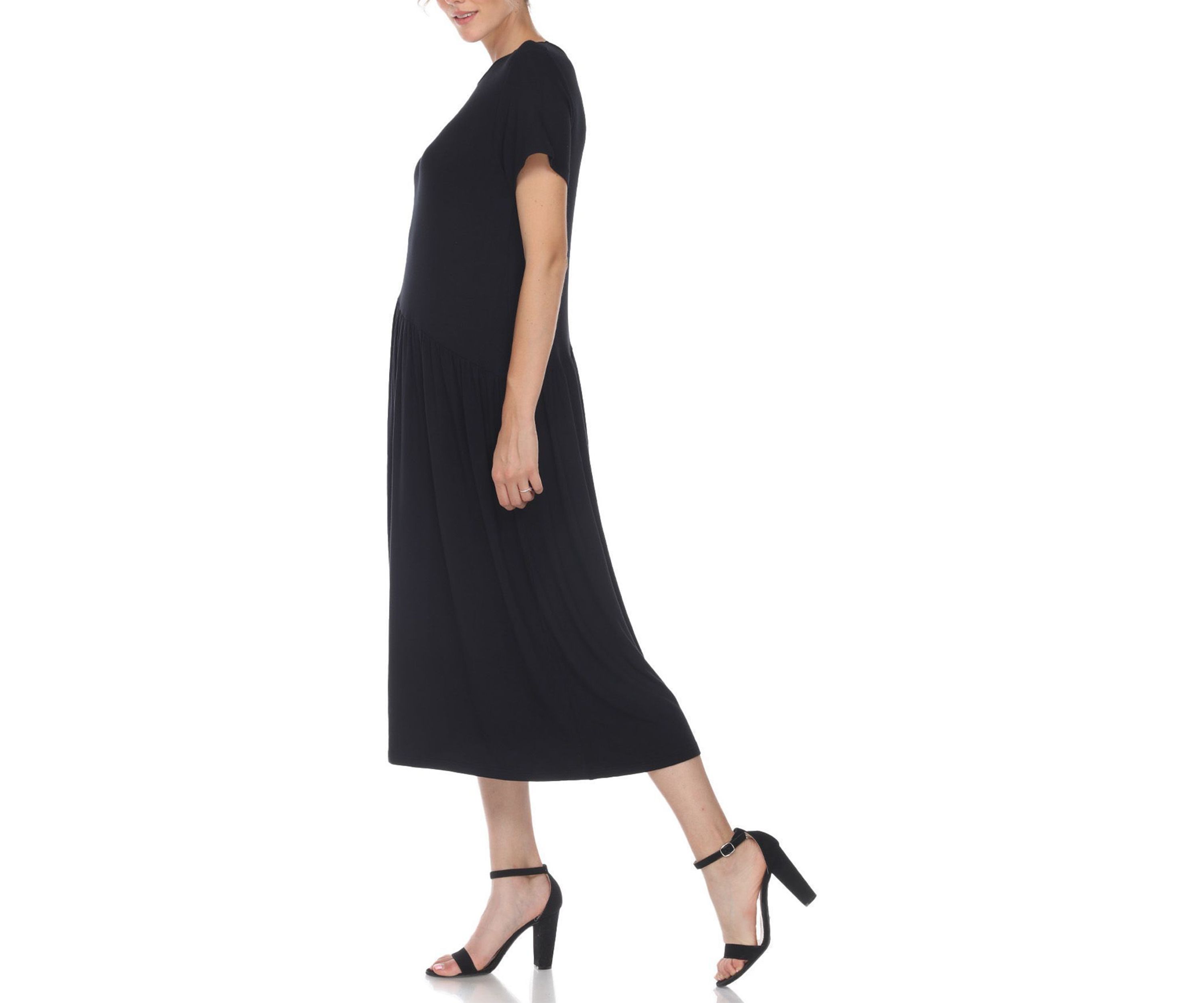 Short Sleeve Maxi Dress